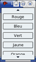 Exemple d'un menu dfilant